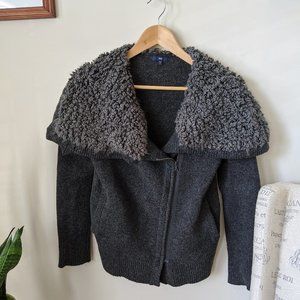 ❌SOLD❌ GAP Sherpa Moto Sweater